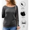 image:imageHYBRID APPAREL Squishmallows  Squish Mood Grid  Womens French Terry Long Sleeve PulloverHeather Charcoal