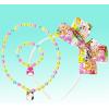 image:imageLUV HER Squishmallow Cute Hair Headband Jewelry Set for Little Girls  3Pcs Toddler Dress Up Kit  1 Kids Headband With Bow  Necklace  Bracelet  Girl Birthday Gift  Ages 8