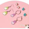 image:imageLUV HER Squishmallows Hypoallergenic Earrings for Girls 2 Squish Stud and 2 Squish Fishhook Drop Sets with Charms One Size Fits All Ages 8