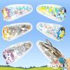 image:imageLuv Her Hair Accessories 6pc Cute Squish Hair Clips with Favorite Character Charms for Girls and Toddlers Ages 3Multicolor 1