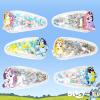 image:imageLuv Her Hair Accessories 6pc Cute Squish Hair Clips with Favorite Character Charms for Girls and Toddlers Ages 3Multicolor 1