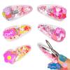 image:imageLuv Her Hair Accessories 6pc Cute Squish Hair Clips with Favorite Character Charms for Girls and Toddlers Ages 3Multicolor 4