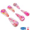 image:imageLuv Her Hair Accessories 6pc Cute Squish Hair Clips with Favorite Character Charms for Girls and Toddlers Ages 3Multicolor 4