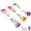 image:imageLuv Her Hair Accessories 6pc Cute Squish Hair Clips with Favorite Character Charms for Girls and Toddlers Ages 3Multicolor 7