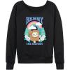 image:imageHYBRID APPAREL Squishmallows  Benny The Bigfoot  Womens French Terry Long Sleeve PulloverBlack