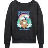 image:imageHYBRID APPAREL Squishmallows  Benny The Bigfoot  Womens French Terry Long Sleeve PulloverHeather Charcoal