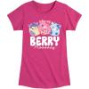 image:imageHYBRID APPAREL Squishmallows  Berry Moooody  Youth Girls Short Sleeve TShirtHeather Fuchsia