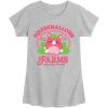 image:imageHYBRID APPAREL Squishmallows  Farms Olma Youth Girls Short Sleeve TShirtHeather Grey