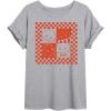 image:imageHYBRID APPAREL Squishmallows  Fast Food  Womens Oversized Graphic TShirtHeather Grey