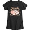 image:imageHYBRID APPAREL Squishmallows  Howdy Cows  Youth Girls Short Sleeve TShirtHeather Black