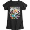 image:imageHYBRID APPAREL Squishmallows  World Tour  Youth Girls Short Sleeve TShirtHeather Black