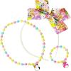 image:imageLUV HER Squishmallow Cute Hair Headband Jewelry Set for Little Girls  3Pcs Toddler Dress Up Kit  1 Kids Headband With Bow  Necklace  Bracelet  Girl Birthday Gift  Ages 8