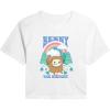 image:imageSquishmallows  Benny The Bigfoot  Juniors Cropped Short Sleeve Graphic TShirtWhite