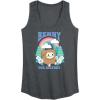 image:imageSquishmallows  Benny The Bigfoot  Womens Racerback TankHeather Charcoal