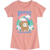image:imageSquishmallows  Benny The Bigfoot  Youth Girls Short Sleeve TShirtDesert Pink