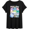 image:imageSquishmallows  Mallow Vibes  Womens Oversized Graphic TShirtBlack
