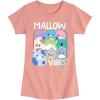 image:imageSquishmallows  Mallow Vibes  Youth Girls Short Sleeve TShirtDesert Pink