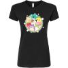 image:imageSquishmallows  Rainbow Circle Group  Juniors Fitted Short Sleeve Graphic TShirtBlack