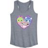 image:imageSquishmallows  Squish Heart  Womens Racerback TankHeather Grey