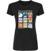 image:imageSquishmallows  Squish Mood Grid  Juniors Fitted Short Sleeve Graphic TShirtBlack