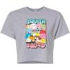 image:imageSquishmallows  Squish Squad  Juniors Cropped Short Sleeve Graphic TShirtHeather Grey