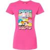 image:imageSquishmallows  Squish Squad  Juniors Fitted Short Sleeve Graphic TShirtFuchsia