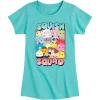 image:imageSquishmallows  Squish Squad  Youth Girls Short Sleeve TShirtTurquoise