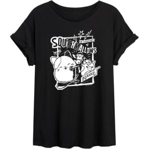 image:imageHYBRID APPAREL Squishmallows  Concert  Womens Oversized Graphic TShirtBlack