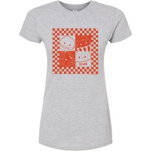 image:imageHYBRID APPAREL Squishmallows  Fast Food  Juniors Fitted Short Sleeve Graphic TShirtHeather Grey