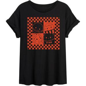 image:imageHYBRID APPAREL Squishmallows  Fast Food  Womens Oversized Graphic TShirtBlack
