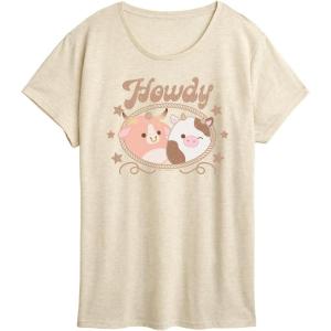 image:imageHYBRID APPAREL Squishmallows  Howdy Cows  Womens Short Sleeve Graphic TShirtBirch