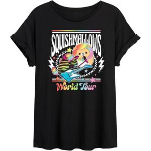 image:imageHYBRID APPAREL Squishmallows  World Tour  Womens Oversized Graphic TShirtBlack