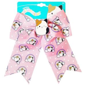 image:imageLUV HER Cute Squishmallows Hair Bows For Girls  One Large Squishmallows Printed Hair Bow with a Charm Featuring your Favorite Character  Alligator Clip  Birthday Gift for Girls Ages 8
