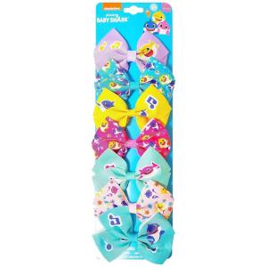 image:imageLUV HER Special Squishmallows Hair Accessories for Girls 18pc Hair Bow with Aligator Clips Age 8Baby Shark 2