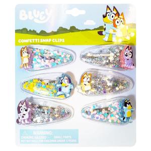 image:imageLuv Her Hair Accessories 6pc Cute Squish Hair Clips with Favorite Character Charms for Girls and Toddlers Ages 3Multicolor 1