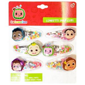 image:imageLuv Her Hair Accessories 6pc Cute Squish Hair Clips with Favorite Character Charms for Girls and Toddlers Ages 3Multicolor 2
