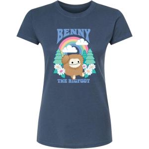 image:imageSquishmallows  Benny The Bigfoot  Juniors Fitted Short Sleeve Graphic TShirtIndigo