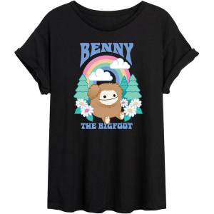 image:imageSquishmallows  Benny The Bigfoot  Womens Oversized Graphic TShirtBlack