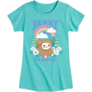 image:imageSquishmallows  Benny The Bigfoot  Youth Girls Short Sleeve TShirtTurquoise