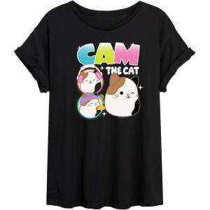 image:imageSquishmallows  Cam The Cat  Womens Oversized Graphic TShirtBlack