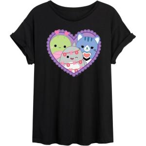 image:imageSquishmallows  Squish Heart  Womens Oversized Graphic TShirtBlack