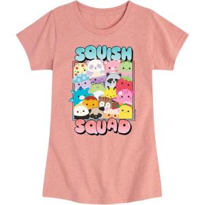 image:imageSquishmallows  Squish Squad  Youth Girls Short Sleeve TShirtDesert Pink