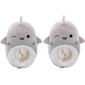 image:imageSquishmallows Slippers Plush Lightweight Warm Comfort Soft Aline Slipper House Shoes for Kids and Adults sizes 111 Little Kid  25 Big Kid  510 AdultGordon the Shark