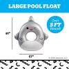 image:imageBigMouth x Squishmallows Original Inflatable Pool Float Swimming Tube for Adults and Kids Pool Party Supplies amp Water Toys  Gordon The Shark