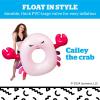 image:imageBigMouth x Squishmallows Original Large Inflatable Pool Float Swim Ring for Adults and Kids Pool Party Supplies amp Water Toys  Cailey The Crab