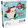 image:imageBuffalo Games  Squishmallow  Squishmallow Winter Holiday  100 Piece Jigsaw Puzzle for Families Christmas Puzzles for Kids  Festive Artwork Great Gift