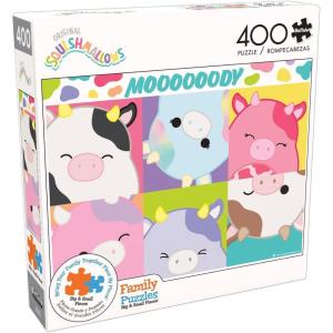 image:imageBuffalo Games  Squishmallow  Moooooody  400 Piece Jigsaw Puzzle for Families Challenging Puzzle Perfect for Game Nights  Finished Size is 2125 x 1500