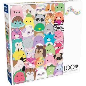 image:imageBuffalo Games  Squishmallows Buddies 100 Piece Jigsaw Puzzle Family Puzzle Ages 6 Made in USA Recycled Premium Board FullColor Poster