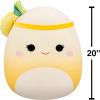 image:imageSquishmallows Original 20in Vivi The Hot Pink Wooly Mammoth  Official Jazwares Plush JumboLemonade Slushie
