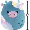 image:imageSquishmallows Original 24in Presto The Teal Galaxy Cow  Official Jazwares Plush JumboTeal Galaxy Cow